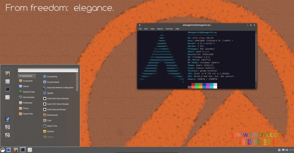 在 Arch Linux 中安装Cinnamon桌面技巧-图片4